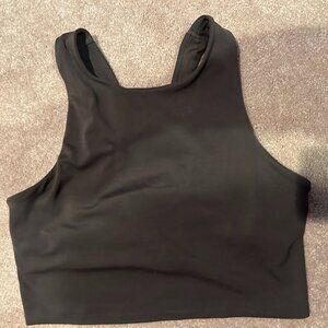 Quince Ultra-Form High-Neck Cropped Tank
